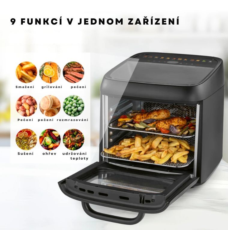 GourmetMaxx Horkovzdušná trouba 16409 (6)